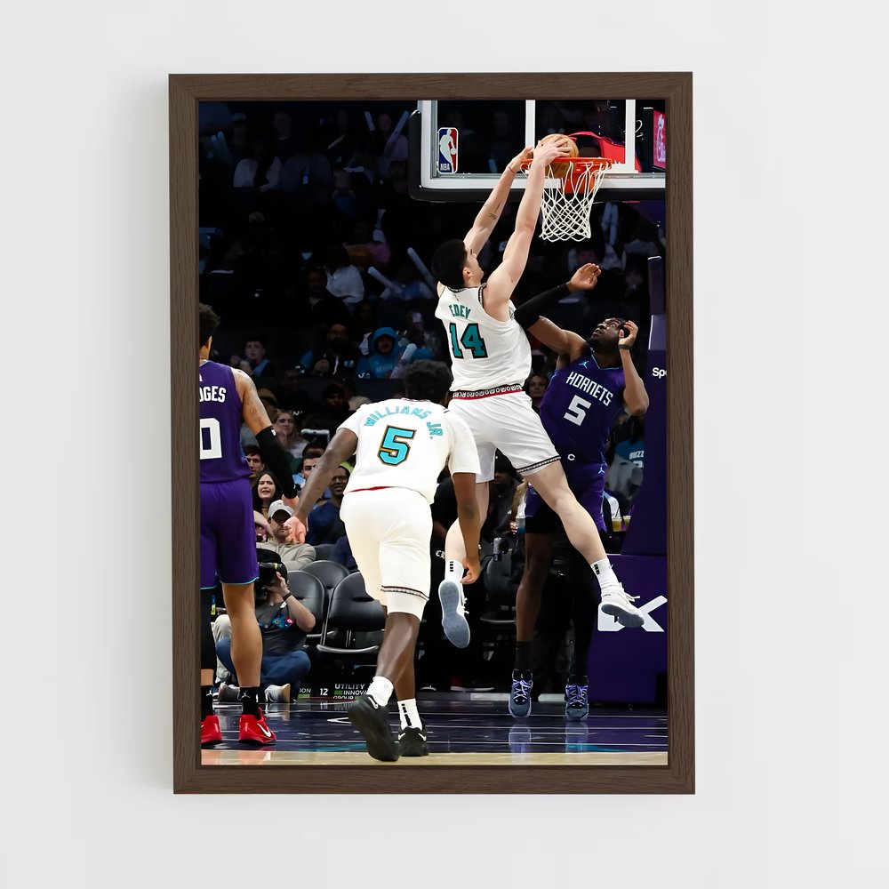 Poster Zach de edey – affiche Basketball (vue 5)